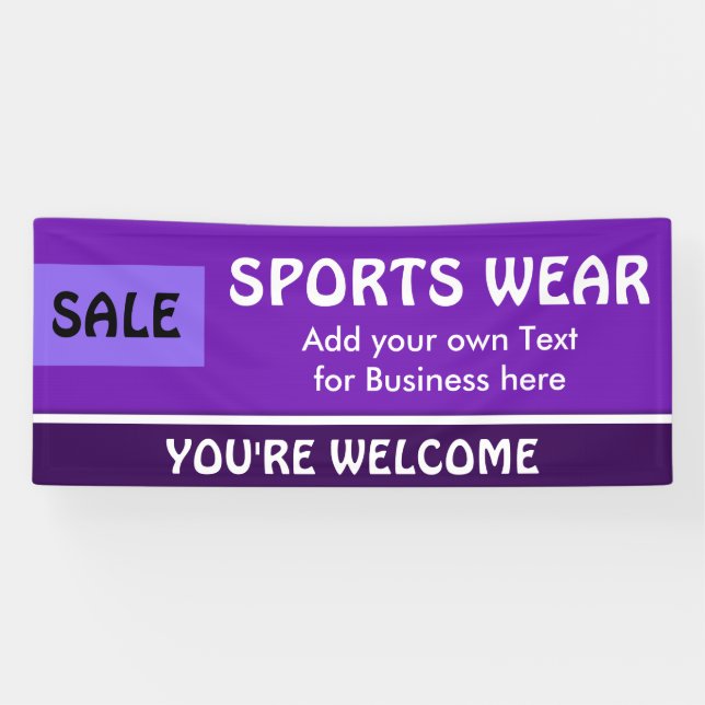 Only Color purple, light violet & white stripe Banner (Horizontal)