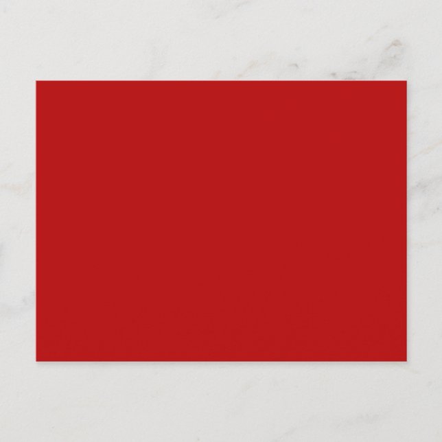 ONLY COLOR - red Postcard (Front)