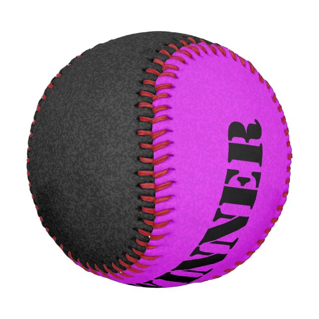 Only Color splatter - black & dark pink Baseball (Angled)