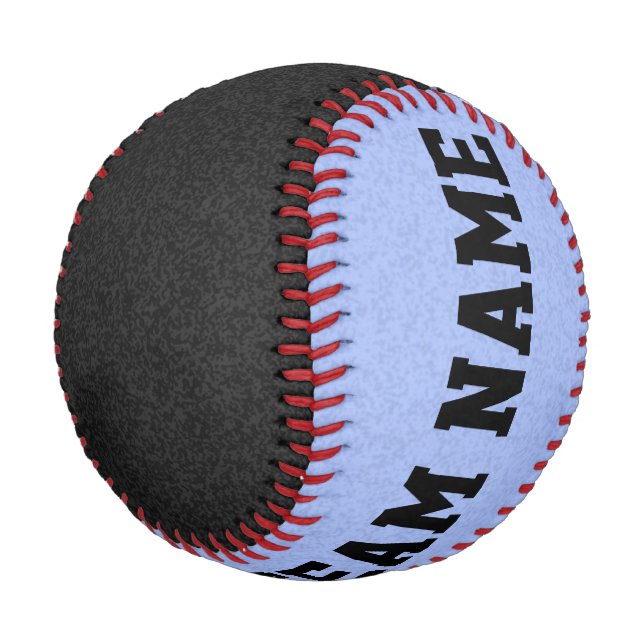 Only Color splatter - black & light blue Baseball (Angled)
