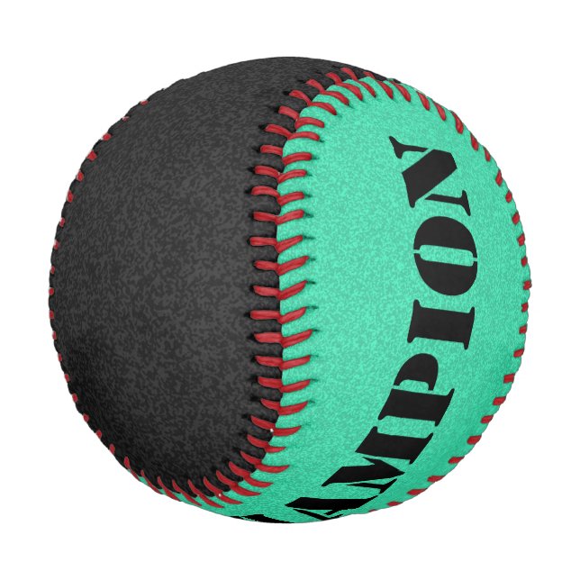 Only Color splatter - black & mint Baseball (Angled)