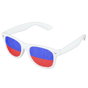 Only Colors fire red & royal blue + your ideas Retro Sunglasses
