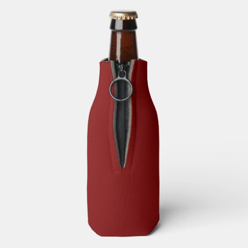 Only cool red wine maroon solid color OSCB04 Bottle Cooler