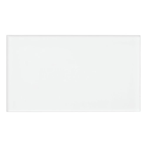 Only cool white modern solid color OSCB26 Name Tag