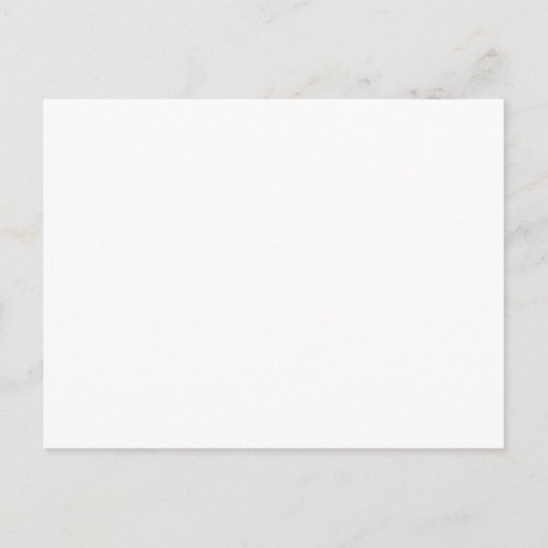 Only cool white modern solid color OSCB26 Postcard