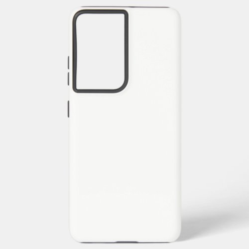 Only cool white modern solid color OSCB26 Samsung Galaxy S21 Case