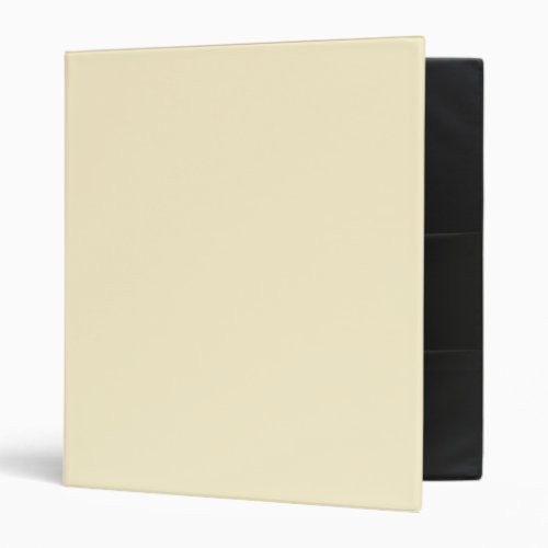 Only cream pale pretty solid color OSCB44 3 Ring Binder