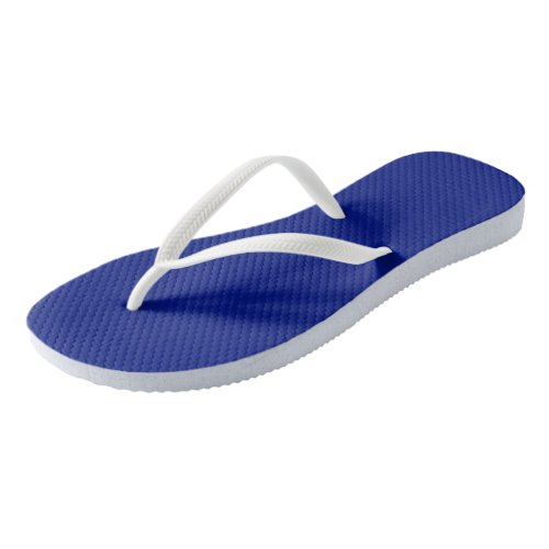 Only dark blue elegant solid color OSCB33 Flip Flops