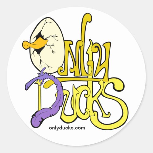 Only Ducks Logo Stickers