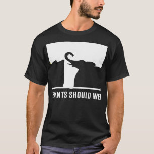 Only Elephants Should Wear Ivory - Save Elephants T-Shirt