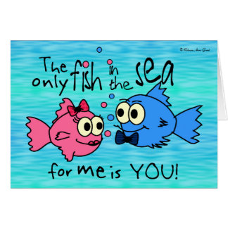 Only Fish In The Sea For Me - Add Your Own Text Cards