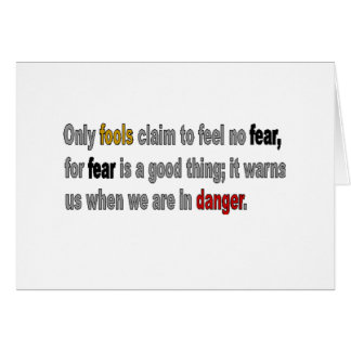 Only Fools are Fearless Line Cards