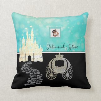Only For a Princess Wedding Theme Throw Pillow