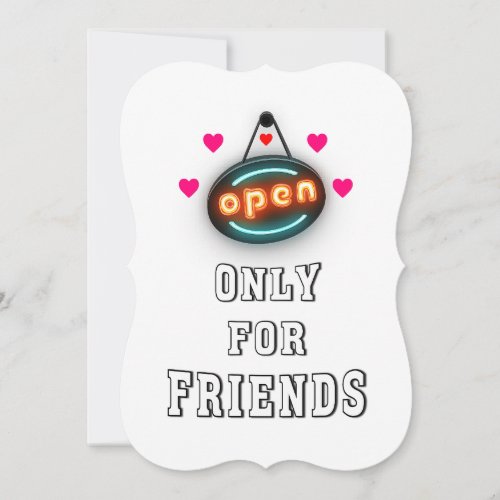 Only For Friends 30 Girls Boys Kid July Friendship Note Card
