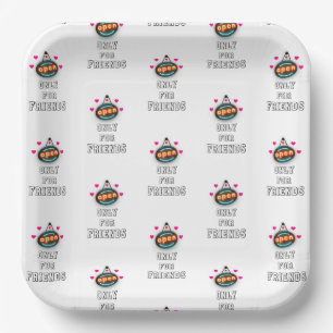 Only For Friends 30 Girls Boys Kid July Friendship Paper Plates