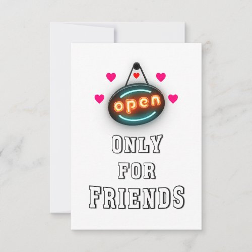 Only For Friends 30 Girls Boys Kid July Friendship Save The Date