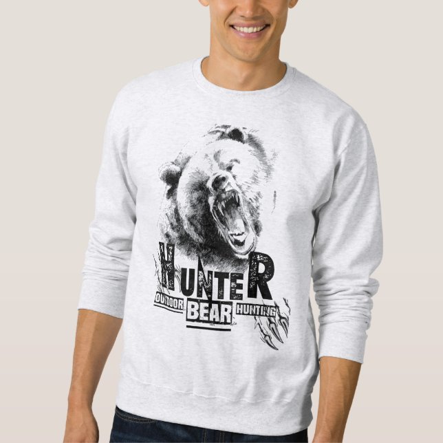Only for real hunters T-Shirt Sweatshirt (Front)
