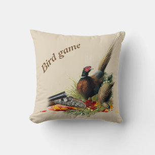 Only for real hunters throw pillow