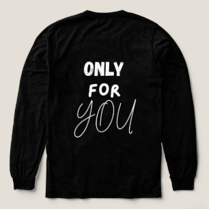 Only for You – Romantic Minimalist Long Sleeve T-S Tri-Blend Shirt
