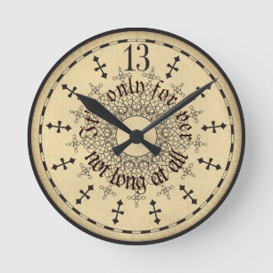 "Only Forever" 13-hour Round Clock