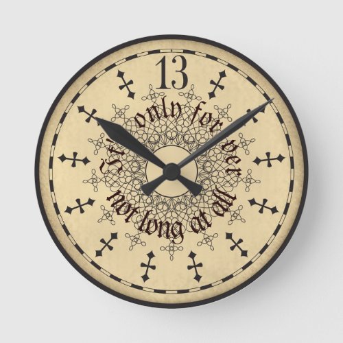 Only Forever 13_hour Round Clock