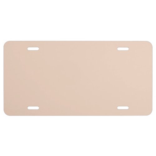 Only gorgeous dusty rose solid OSCB07 background License Plate