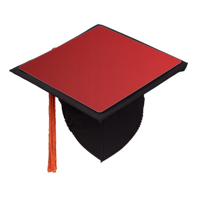 Only Gradients Color - red + your idea Graduation Cap Topper (Angled)