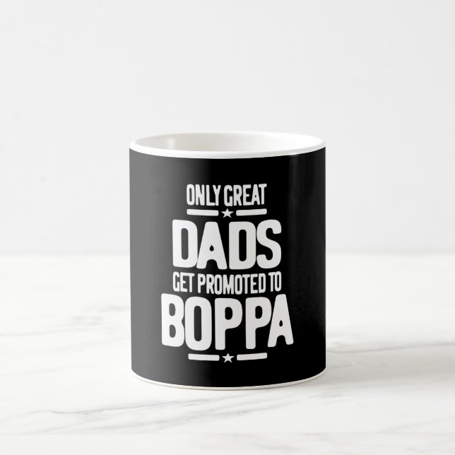 Only Great Dads Get Promoted To Boppa Coffee Mug (Center)