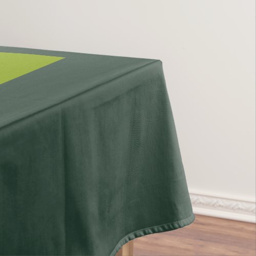 Only green forest gorgeous solid color panel tablecloth