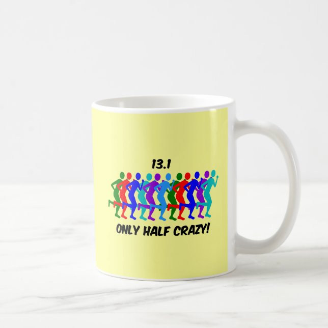only half crazy coffee mug (Right)