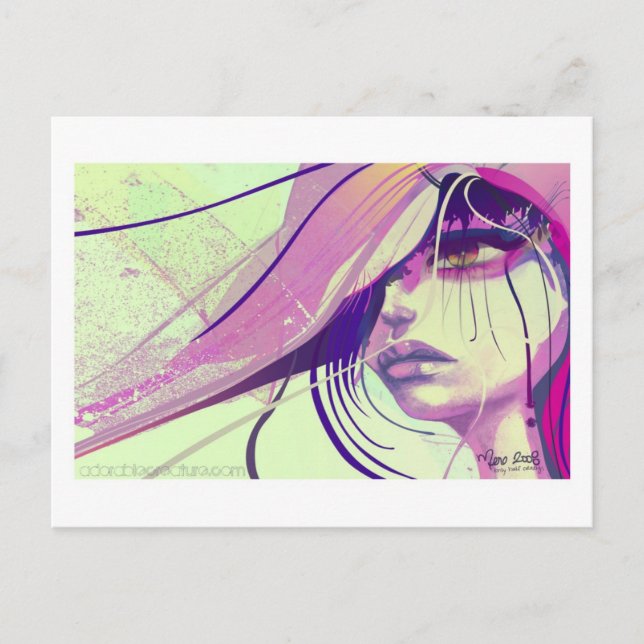 Only Half Crazy Postcard (Front)