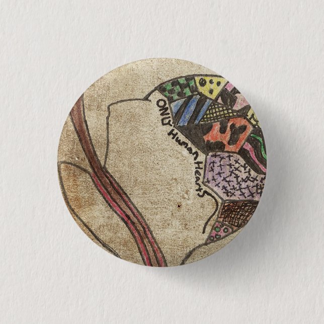 Only Hearts (B) Button (Front)