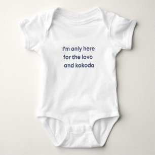Only here for Fijian food Baby Bodysuit
