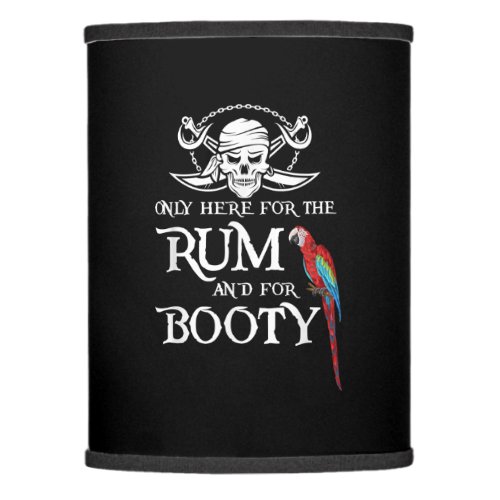 Only Here   Rum And  Booty Pirate  Parrot Pirate Lamp Shade
