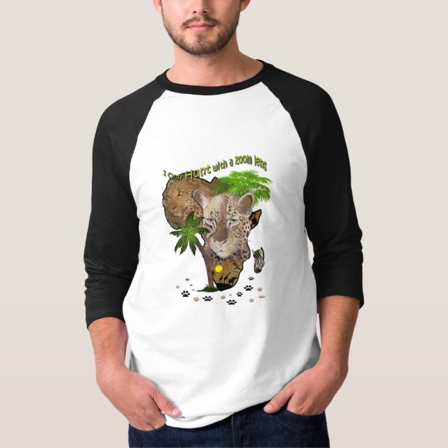 Only Hunt with a zoom lense T-Shirt (Front)