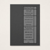 only in dreams funeral invitations (Back)