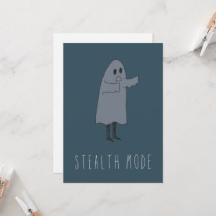 Only in Silicon Valley Greeting Card: Stealth Card