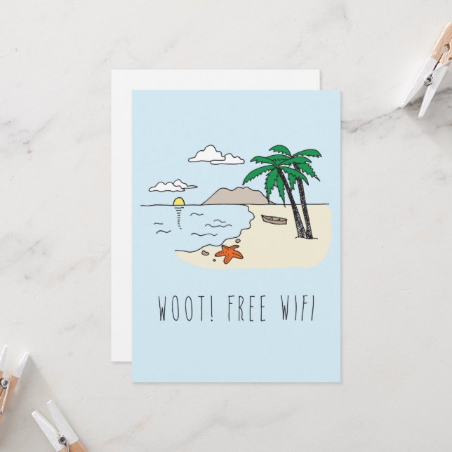 Only in Silicon Valley Greeting Card: Vacation Card (Front/Back In Situ)