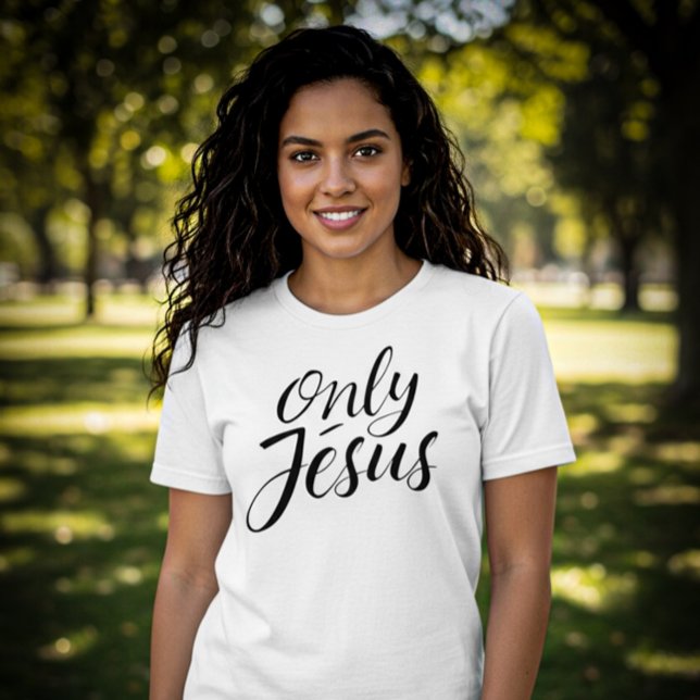 Only Jesus Tri-Blend Shirt (Creator Uploaded)