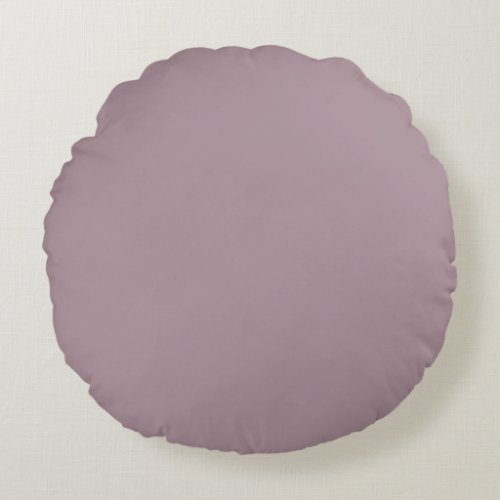 Only Lavender dusty pretty solid color background Round Pillow