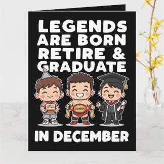 Only Legends do it all in December!  Card