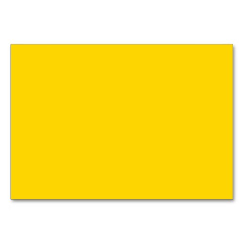 Only lemon yellow pretty solid color background table number