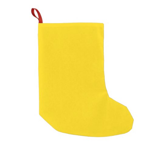 Only lemon yellow pretty solid color OSCB09 Small Christmas Stocking