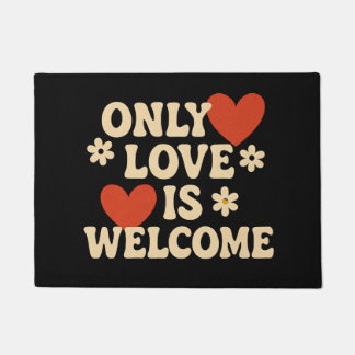 Only Live is Welcome Door Mat- Positive Home Entry Doormat