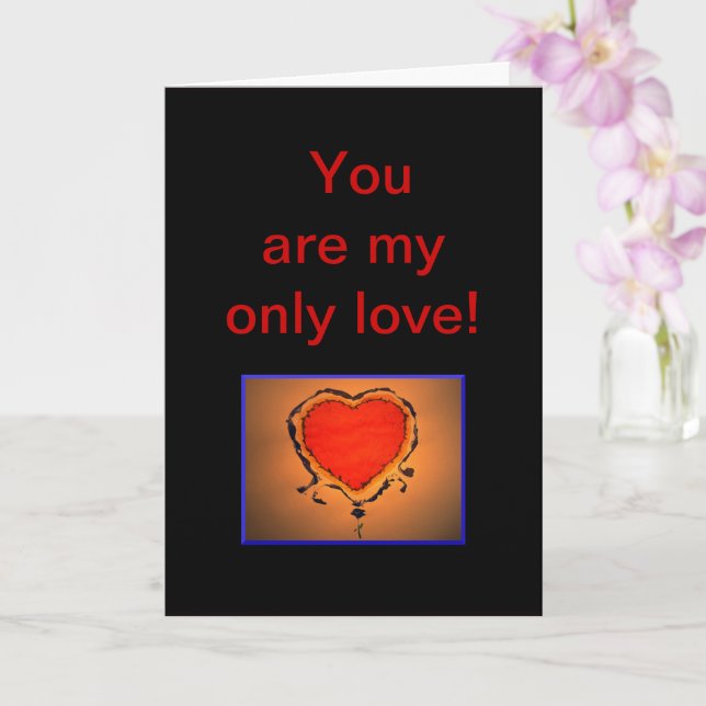 Only Love Greeting Card (Orchid)