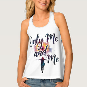 "Only Me and Me" Sunset Couple Tank Tops