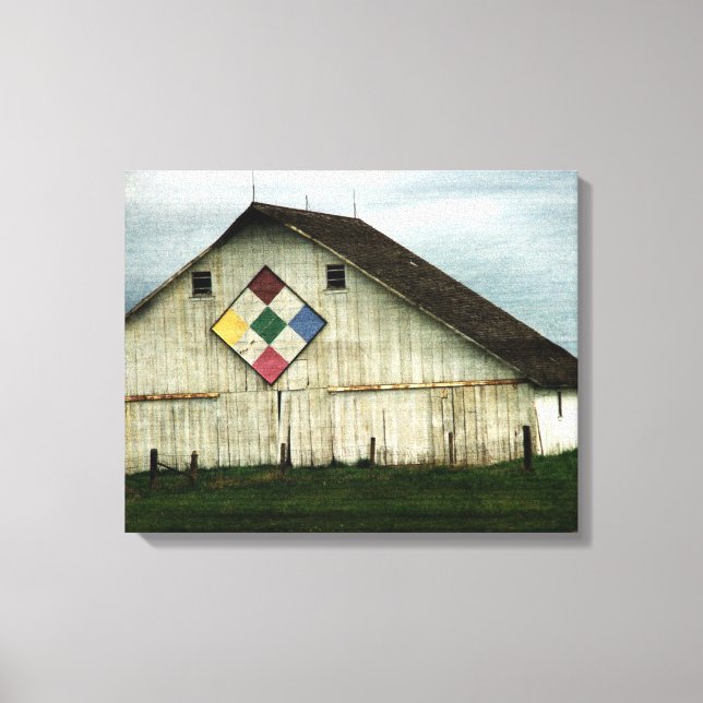Only Memories, A Barn That Once Was Canvas Print (Front)