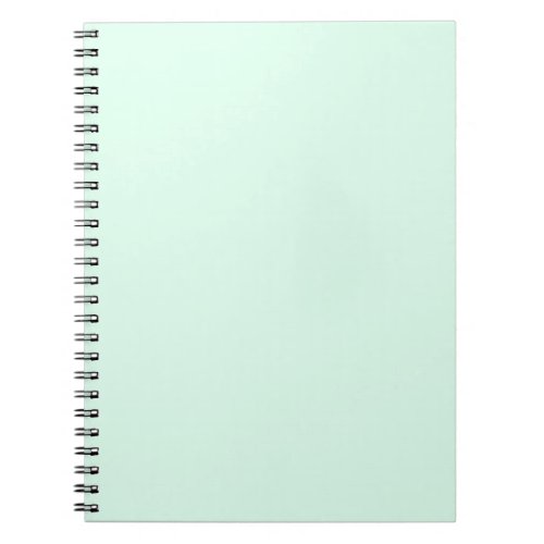 Only mint green pretty pastel solid color OSCB12 Notebook