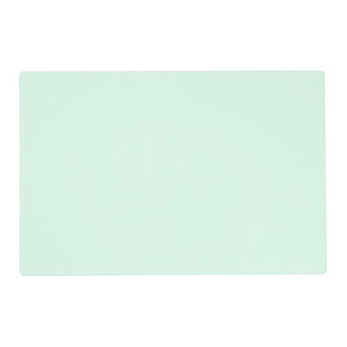 Only mint green pretty pastel solid color OSCB12 Placemat