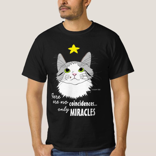 Only MIRACLES Gizmo Ragdoll Cat Inspirational T-Shirt (Front)